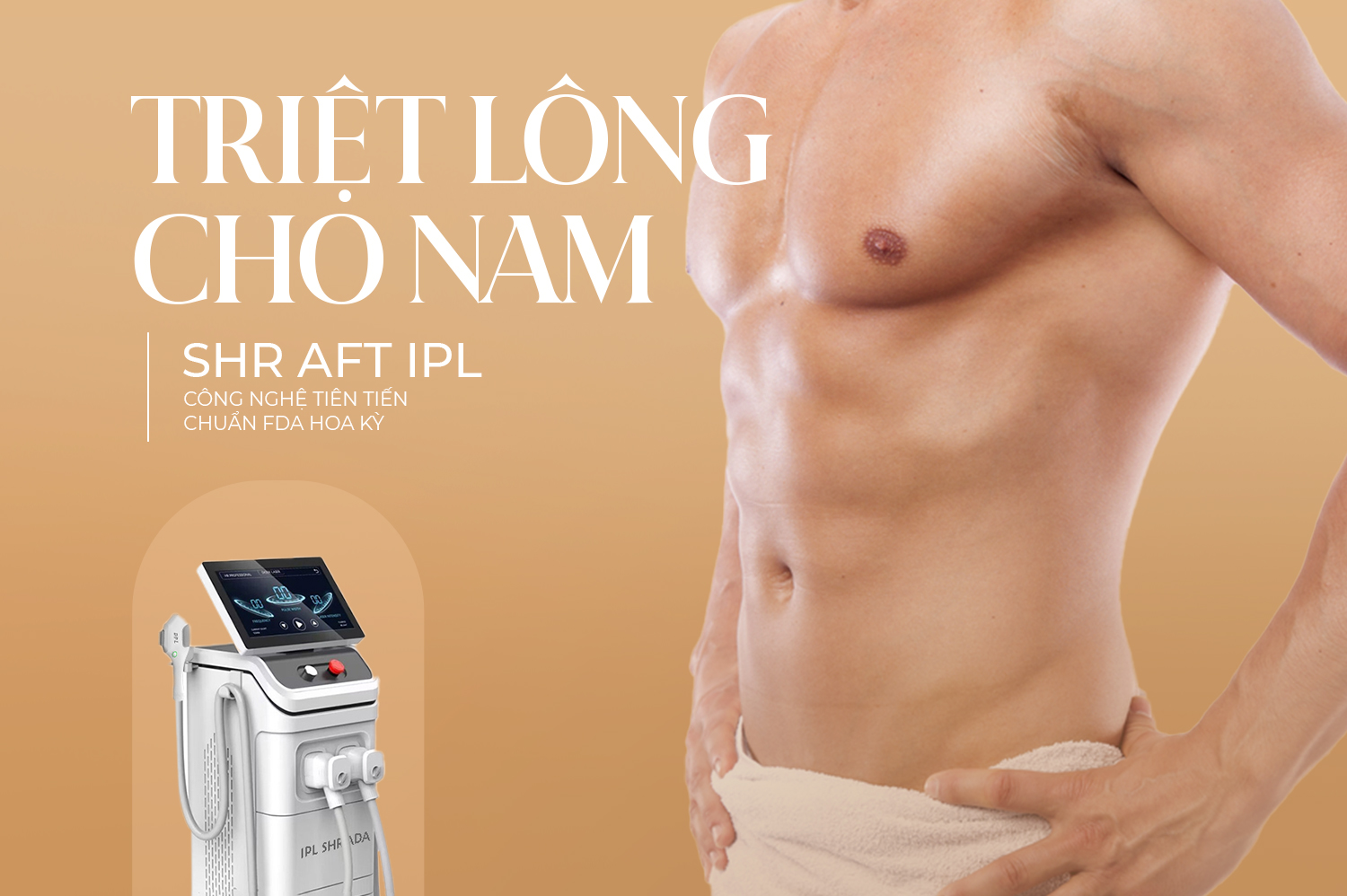 Triệt lông cho nam