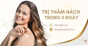 3 ngày trị thâm nách