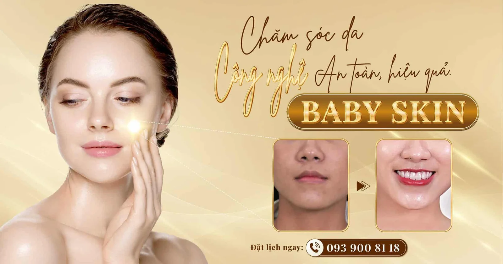 công nghệ làm trắng da mặt đọc quyền